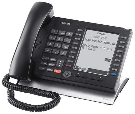 Toshiba IP Phone Toshiba (IP5631-SDL) IP Phone 20 Button Speaker Display Refurbished