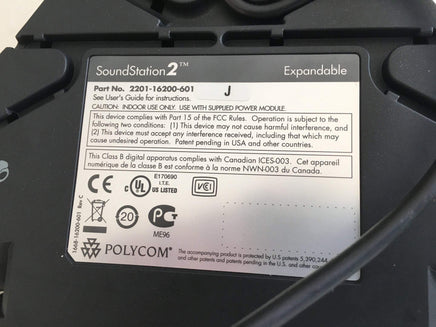 Polycom Conference Equipment Polycom SoundStation 2 Conference 2201-16200-601 w/Power 2201-16020-601