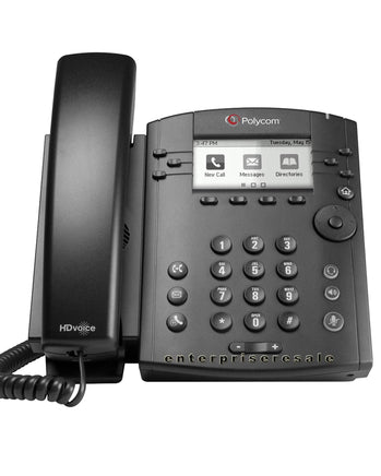 Polycom IP Phone Polycom VVX 301 6-Line IP Phone (2200-48300-025) POE VVX301 Refurbished