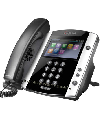 Polycom IP Phone Polycom VVX 601 IP Gigabit Phone 2200-48600-025 VVX601 w/ PWR (Grade B)
