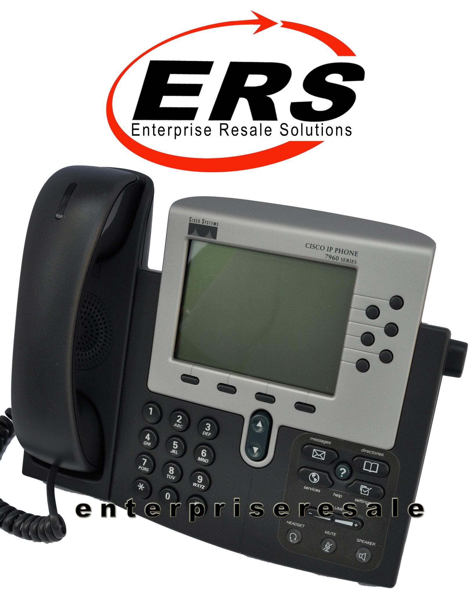 【中古】Global IP Phone 7960G [?G???N?g???j?N?X] Cisco 7960G IP Phone (CP-7960G) 7960 - Enterprise Resale