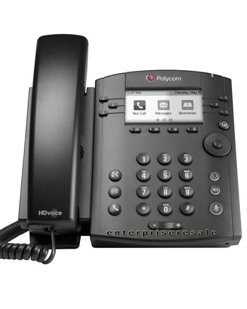 Polycom IP Phone Polycom VVX 301 6-Line IP Phone 2200-48300-025 POE VVX301 (Grade C)