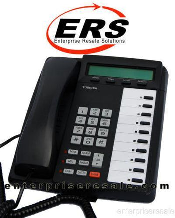 Toshiba Phone Toshiba (DKT3010-SD) Charcoal Speaker Display Phone 3010 SD Refurbished