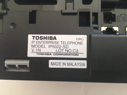 Toshiba IP Phone Toshiba (IP5022-SD) IP Phone 10 Button Speaker Display Refurbished