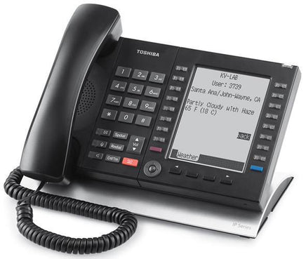 Toshiba IP Phone Toshiba (IP5131-SDL) IP Phone 20 Button Speaker Display Refurbished