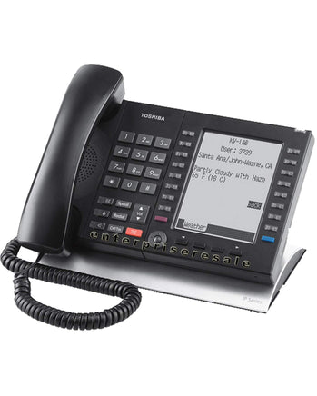 Toshiba IP Phone Toshiba (IP5631-SDL) IP Phone 20 Button Speaker Display Refurbished
