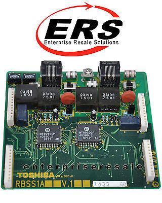 Toshiba Phone Switching Systems, PBXs TOSHIBA (RBSS1A) V.1 PCB attaches to RBSU 2 ISDN BRI RBSS